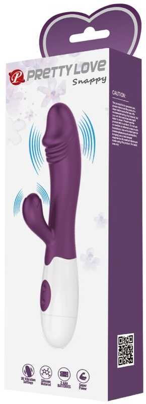 Pretty Love Flirtation PRETTY LOVE - Švytinti tamsiai violetinė, 30 vibracijos funkcijų