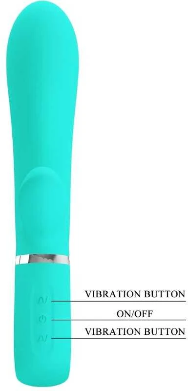 Pretty Love Flirtation GRAŽUOLĖ MEILĖ - THOMAS USB Žalias 7 funkcijų