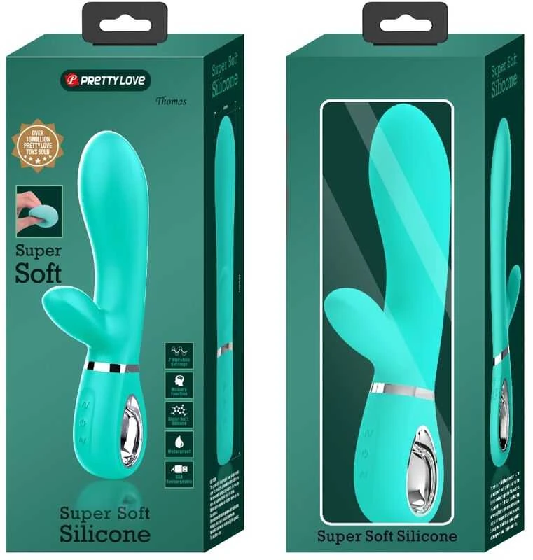 Pretty Love Flirtation GRAŽUOLĖ MEILĖ - THOMAS USB Žalias 7 funkcijų