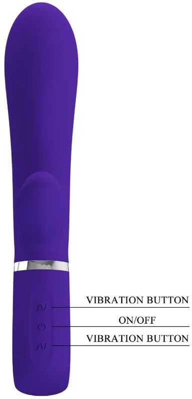 Pretty Love Flirtation PRETTY LOVE - THOMAS daugiafunkcis G taško vibratorius violetinis