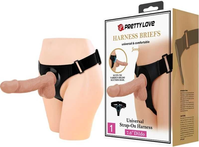 LYBAILE Pretty Love Petnešos kelnaitės Jerry 7,6 colio dildo