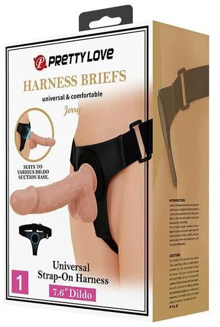 LYBAILE Pretty Love Petnešos kelnaitės Jerry 7,6 colio dildo