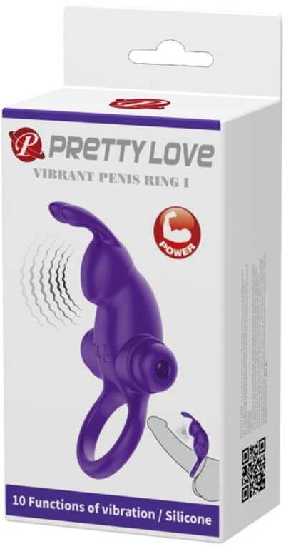 BoT Pretty Love Vibrant Penis Ring vibracinis žiedas vyrams Triušis