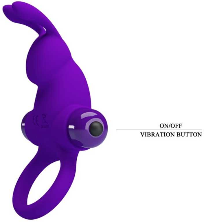 BoT Pretty Love Vibrant Penis Ring vibracinis žiedas vyrams Triušis