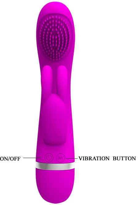 Pretty Love Strong, diskretiškas g taško vibratorius, 30 režimų, 14 cm, USB