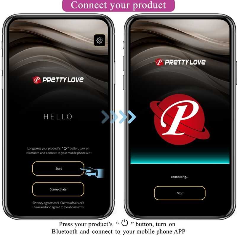 Pretty Love Smart „Pretty Love“ nuotoliniu būdu valdoma makšties kiaušinėlio 12 režimų programa