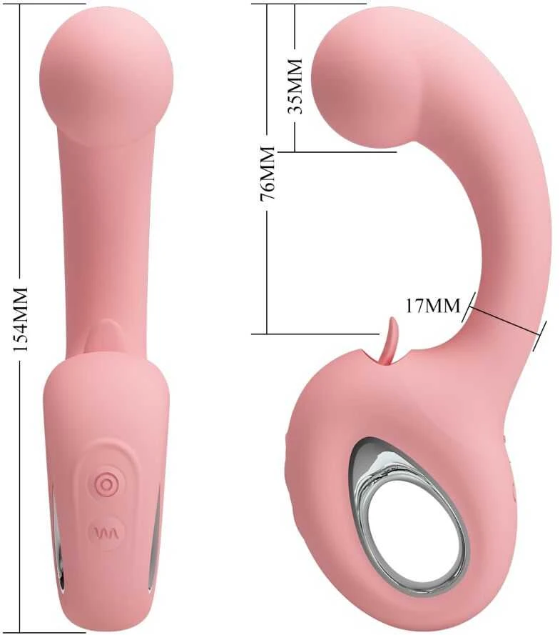 Pretty Love Smart PRETTY LOVE - Erynnyes, 10 vibracijos funkcijų, 5 laižymo nustatymai