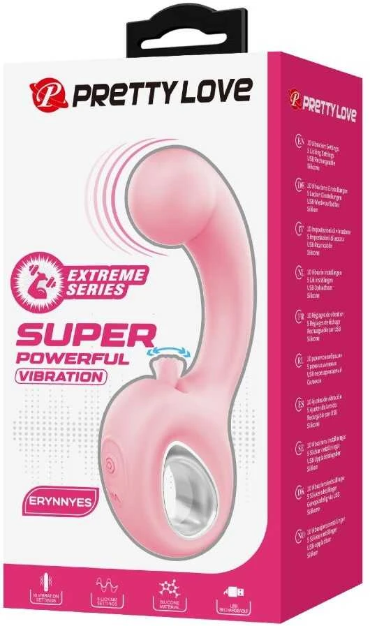 Pretty Love Smart PRETTY LOVE - Erynnyes, 10 vibracijos funkcijų, 5 laižymo nustatymai