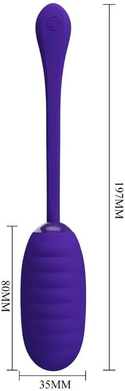 Pretty Love Smart PRETTY LOVE - KIRK Super Soft Silicone, 12 vibracijos funkcijų