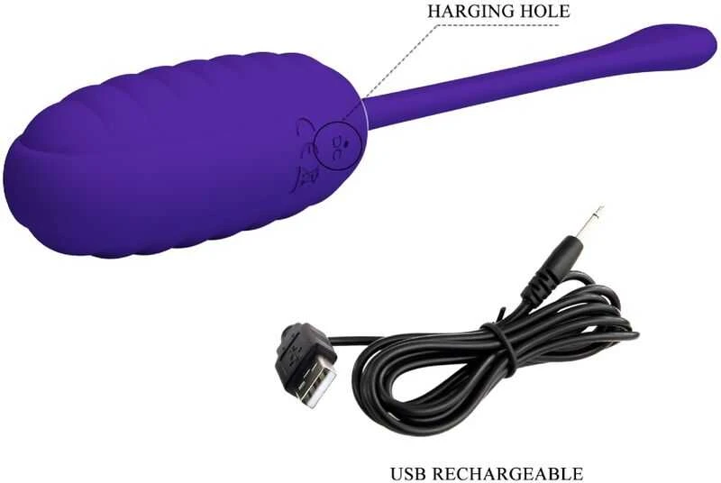 Pretty Love Smart PRETTY LOVE - KIRK Super Soft Silicone, 12 vibracijos funkcijų