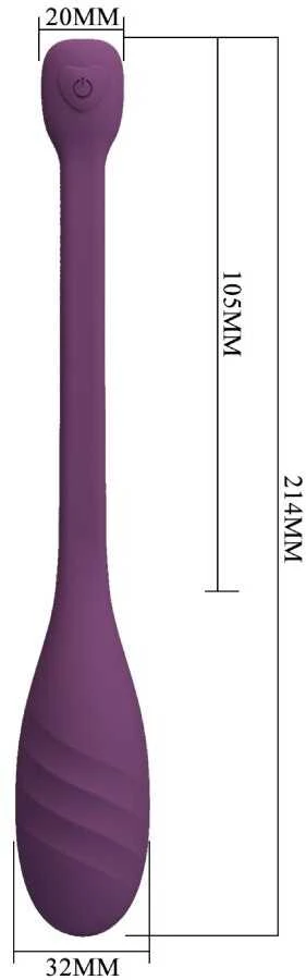 Pretty Love Smart PRETTY LOVE - LEVIATHAN programėle valdomas vibratorius, violetinis