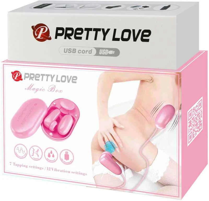 Pretty Love Smart PRETTY LOVE - Magic Box Rožinė, 12 vibravimo funkcijų 7 bakstelėjimo funkcijos