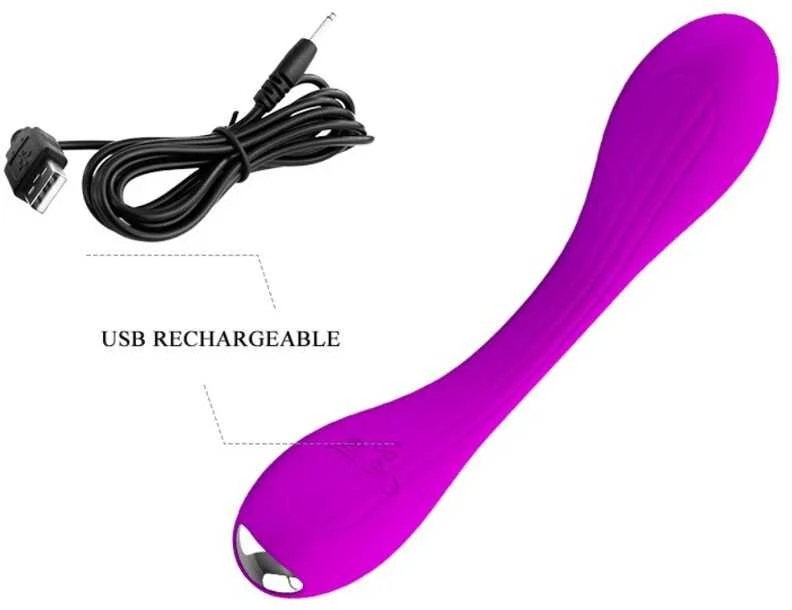 Pretty Love Smart Pretty Love Bendable vibratorius dvigubas g taško klitoris 17cm