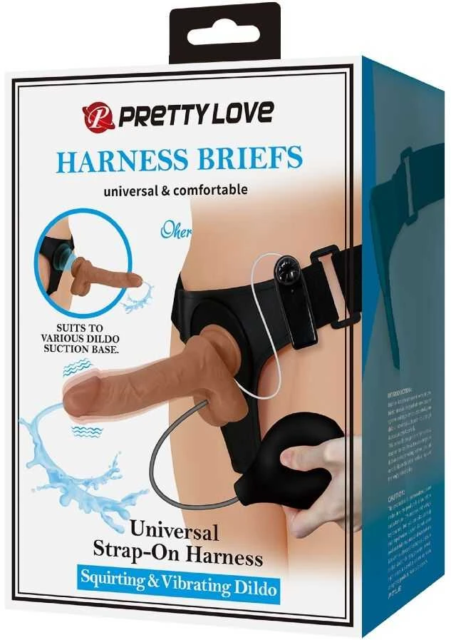 PRETTY LOVE – Oher, vibracija Squirt, TPR ABS PU nailonas