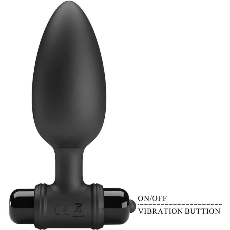 Pretty Love Anal plug vibruojantis sekso kištukas 10 režimų 11cm
