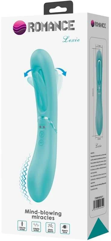 ROMANCE – Lexie 7 vibracijos funkcijos, 4 vingiavimo nustatymai
