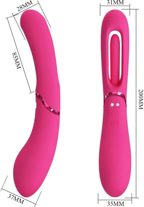 ROMANCE - Lexie, 7 vibracijos funkcijos, 4 vingiavimo nustatymai