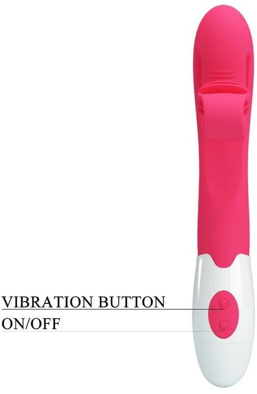 Rožinė ROMANCE - Rožinis VIBRATOR AND STIMULATOR 30 SPEEDS