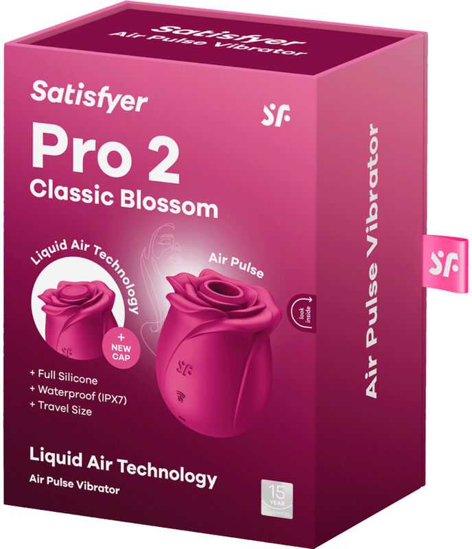 SATISFYER - AIR PULSE PRO 2 CLASSIC BLOSSOM VIBRATOR