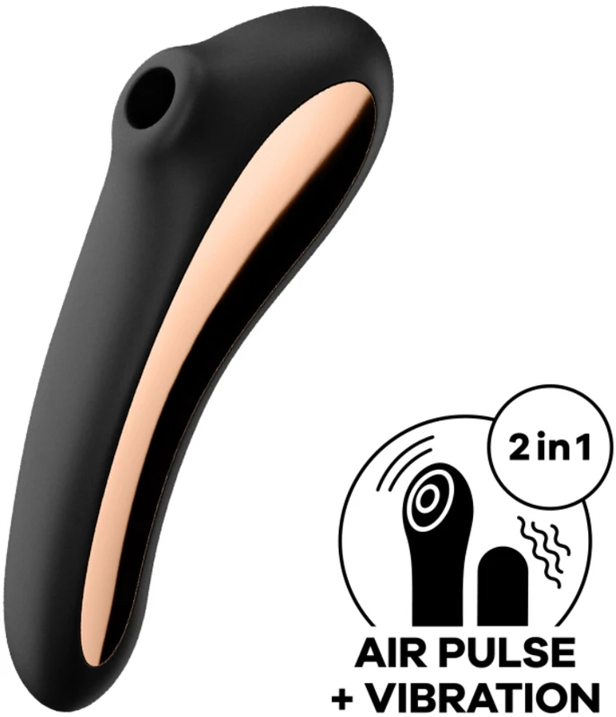 „Satisfyer Dual Kiss“ oro stimuliatorius-vibratorius