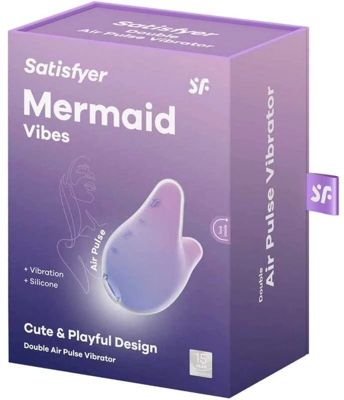 SATISFYER MERMAID VIBES VIOLETINĖ/ROŽINĖ