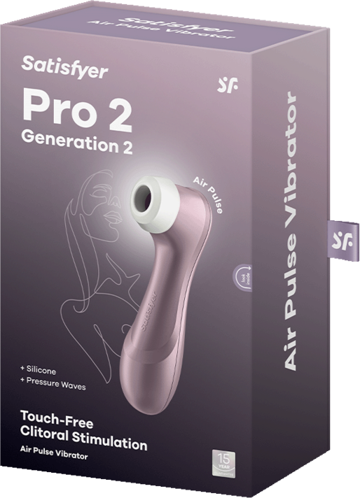 Satisfyer - Pro 2 oro impulsų stimuliatorius violetinis