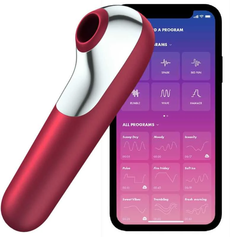 Satisfyer Klitorio masažuoklis-malonininkas dvigubos meilės vibratorius