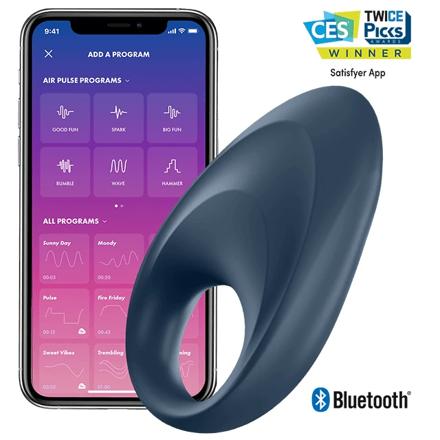 Satisfyer Mighty One vibruojantis gaidžio žiedas