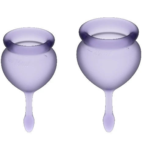 Satisfyer Menstruacijų taurė Fel Good Satisfier (violetinė)