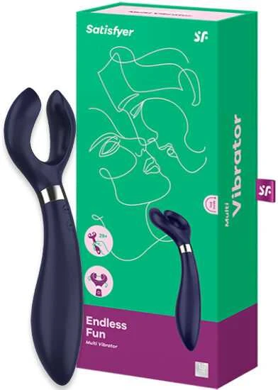 Porų vibratorius Satisfyer Endless Fun (mėlyna)
