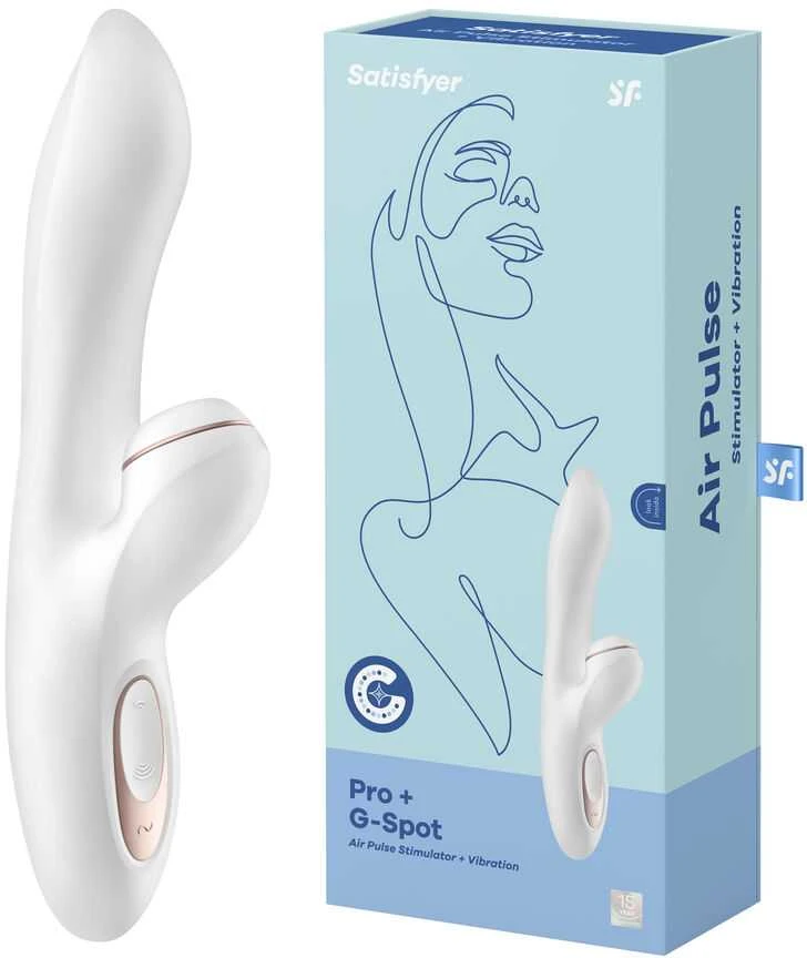 „Satisfyer“ – „Pro“ + G taško oro impulsų stimuliatorius + vibracija