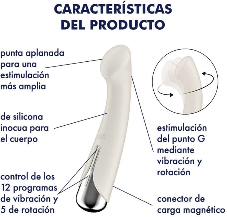 Satisfyer SATISFAJERIS SUKASI G-TAŠKUI 1 SMĖLINIS