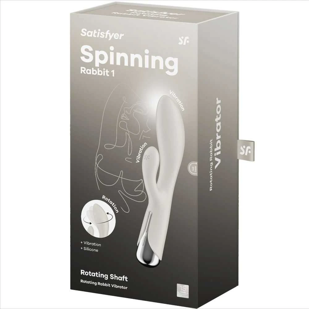 SATISFYER SPINNING RABBIT 1 Smėlio