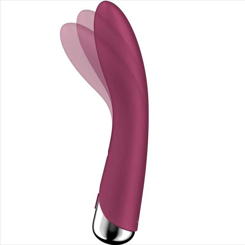 SATISFYER SPINNING VIBE 1 RAUDONA
