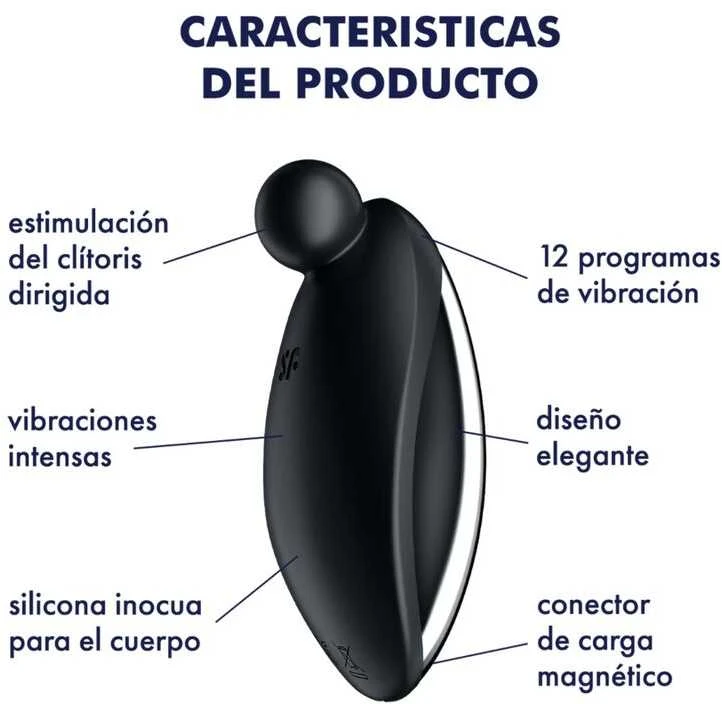 Satisfyer Spot On 2 juodas