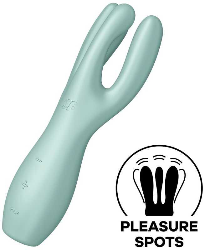 Satisfyer Threesome 3 Mint Dildo