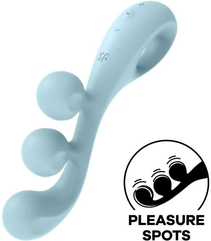 Satisfyer SATISFIER TRI BALL 2 šviesiai mėlynas