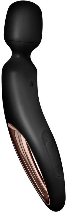 Satisfyer Wand Wand-erland (Juodas/Rosegold)