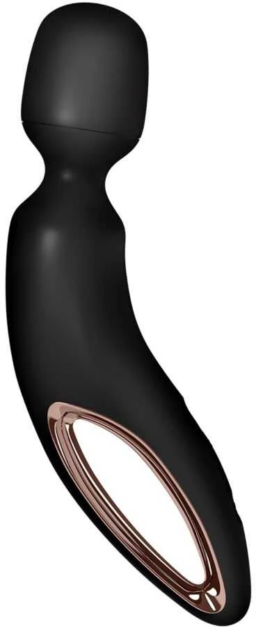 Satisfyer Wand Wand-erland (Juodas/Rosegold)
