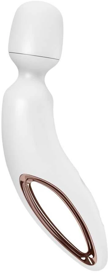 Satisfyer Wand Klajonių šalis (Baltas/Rosegoldas)