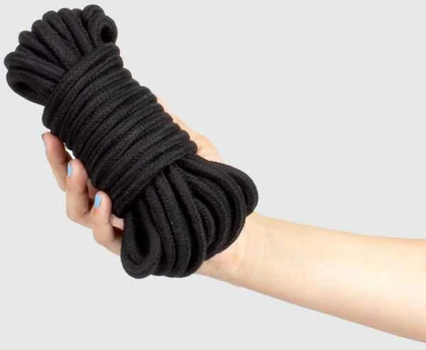 Secret Play Juodas Bondage Rope
