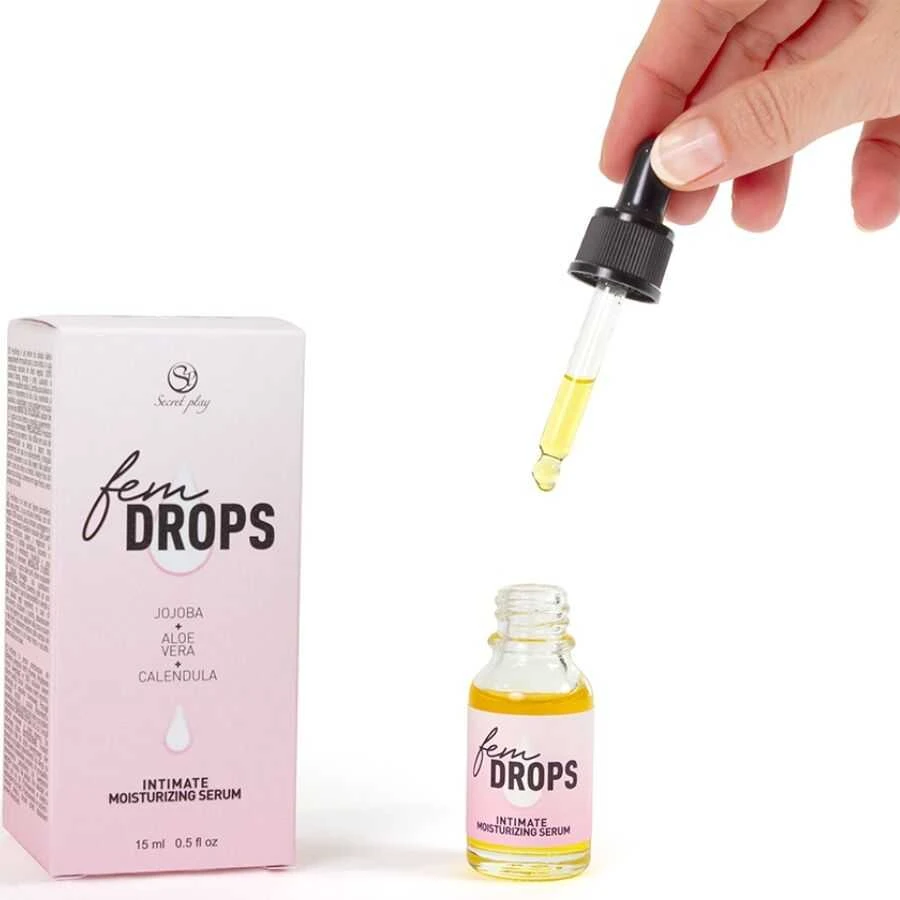 Secretplay Cosmetic FEM DROPS DRĖKINAMASIS SERUMAS INTYMIAI GYVENIMO SRITYJE