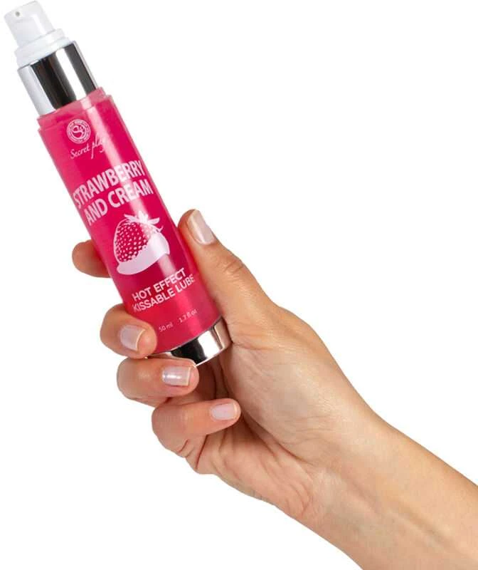 „Secret Play“ valgomasis drėkinamasis masažinis šildomasis gelis, 50 ml