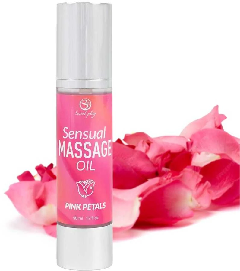 Secretplay Cosmetic Rožinė Rožinis PETALS MASSAGE OIL