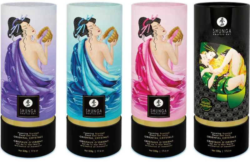 Shunga vonios druska Bath Salt Lotus Flower 600 g