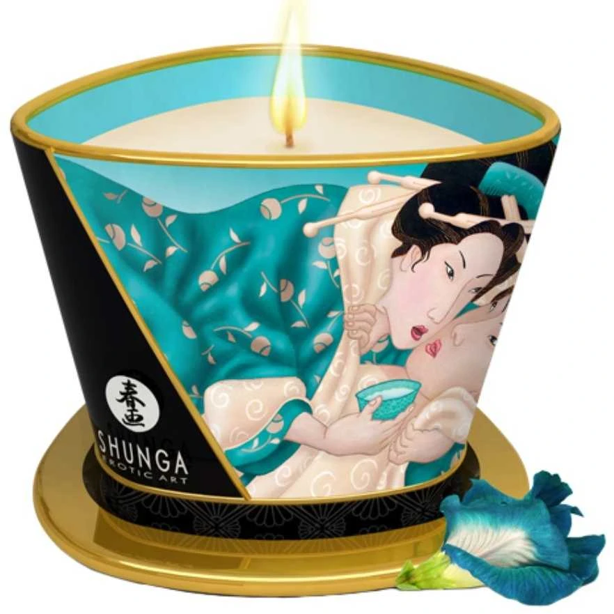 Shunga Masažinė žvakė „Sensitive“ 170 ml