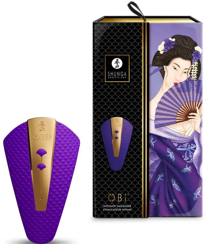 Shunga - Obi Intimate Massager Violetinė