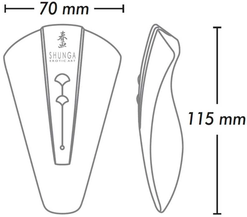 Shunga - Obi Intimate Massager Juodas