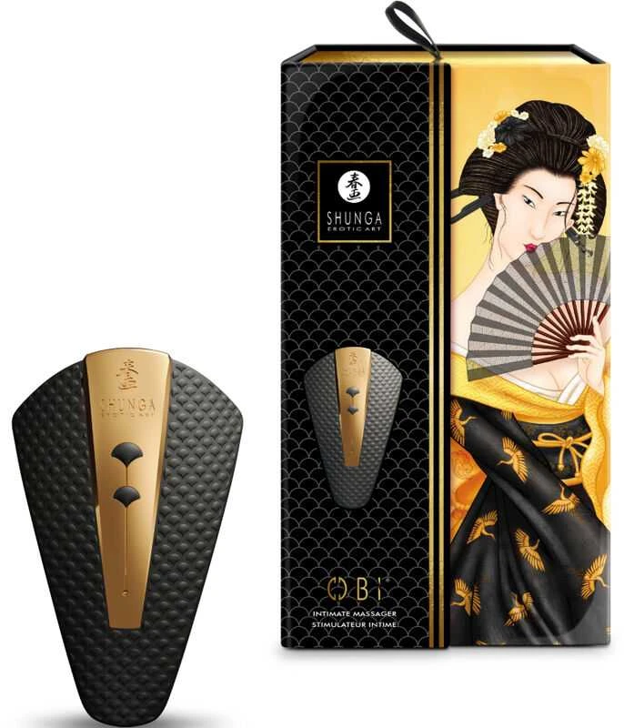 Shunga - Obi Intimate Massager Juodas