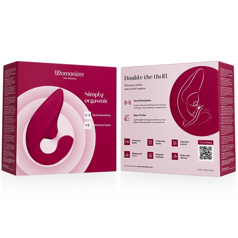 WOMANIZER Rožinė Wom. Blend Vibrant Rožinė